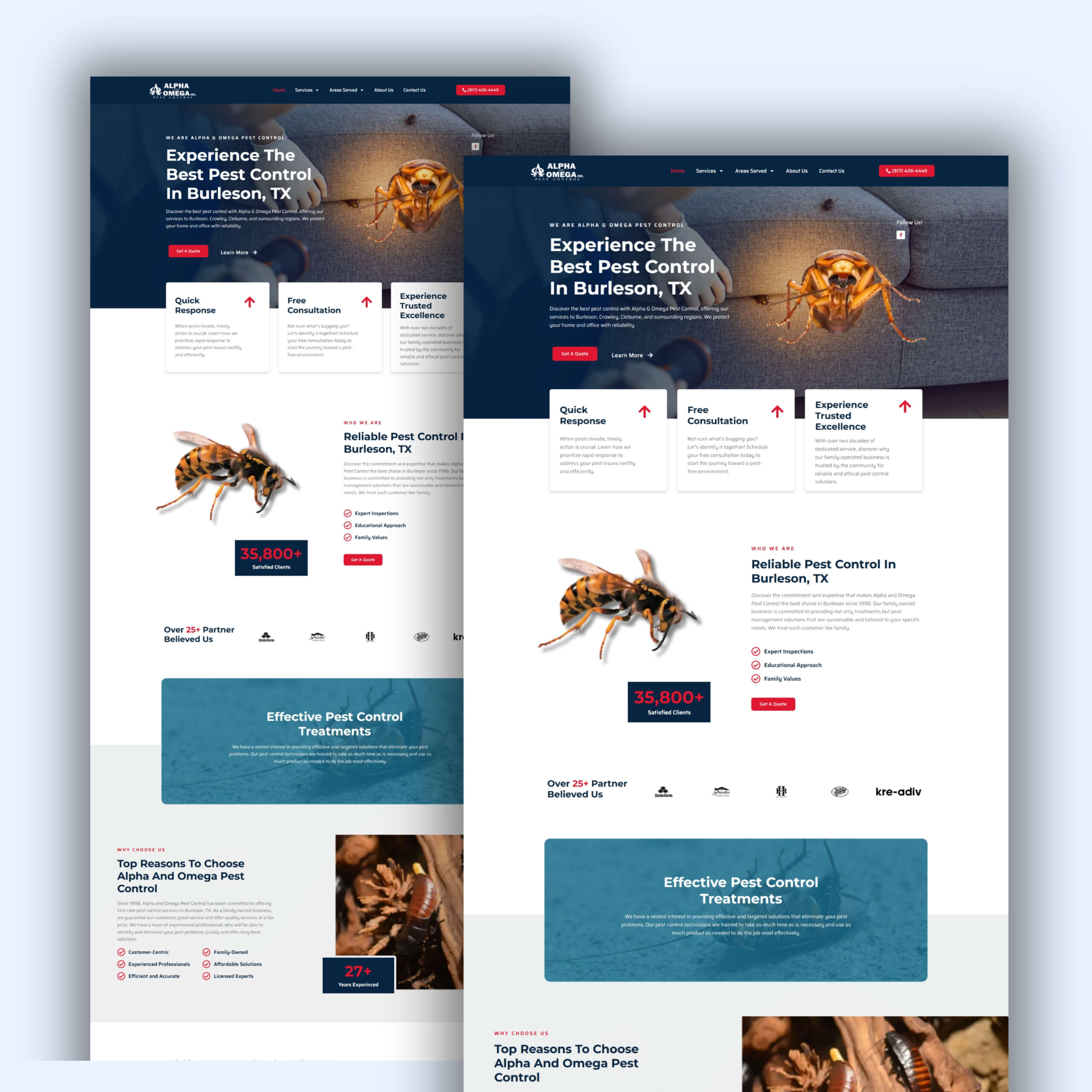 Pest Control Service Website